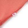 Tricou pentru copii cu m&acirc;neci cu volan, coral, 104
