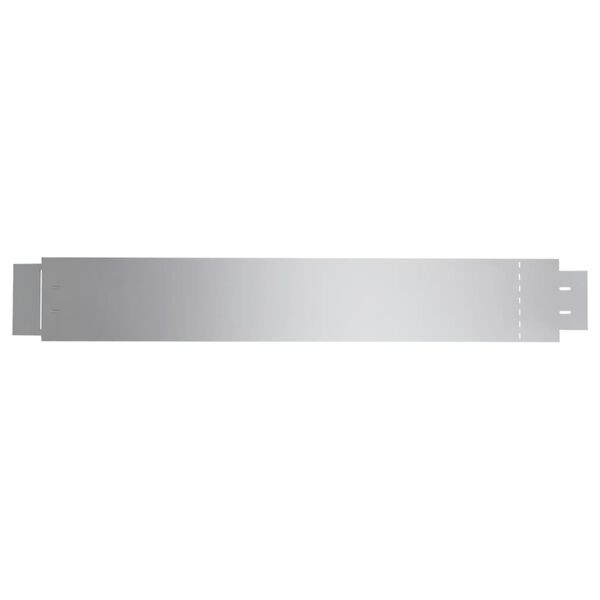 vidaXL Set gard gazon plăci flexibile 5 buc. 100x14 cm oțel zincat