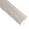 vidaXL Profile trepte &icirc;n formă de L, 15 buc. șampanie 100 cm aluminiu