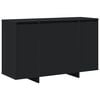 vidaXL Bufet Negru 120 x 41 x 75 cm Lemn compozit