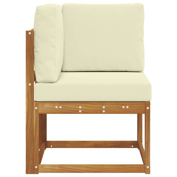 vidaXL Sofa Colțar pentru Exterior Lemn Solid de Acacia