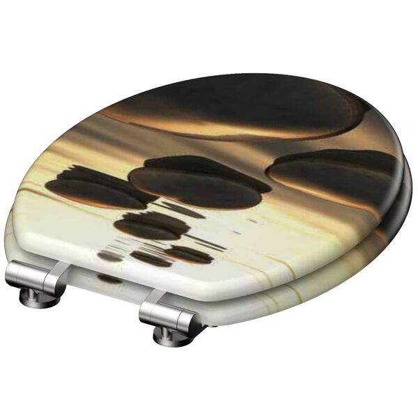 SCH&Uuml;TTE Scaun de toaletă cu &icirc;nchidere silențioasă &bdquo;SEA STONE&rdquo;