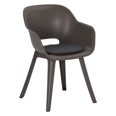 Madison Pernă de scaun Panama, 2 buc., gri, 39x36 cm