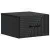 vidaXL Dulap de noapte suspendat Negru 34,5 x 33 x 20 cm