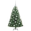 vidaXL Brad de Crăciun artificial cu ramuri articulare Verde 120 cm