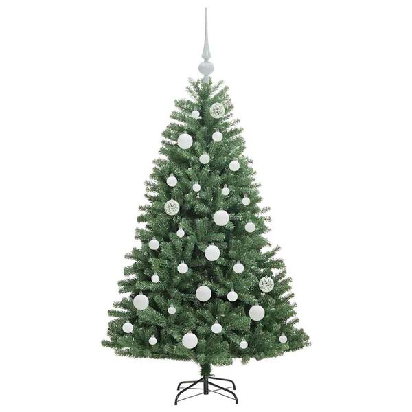 vidaXL Brad de Crăciun artificial cu ramuri articulare Verde 120 cm