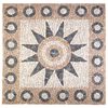 vidaXL Plăci mozaic cu model floral Multicolour 120 x 120 cm Marmură