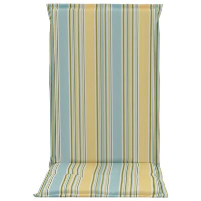 vidaXL Perne scaun grădină, imprimeu, 4 buc., multicolor, 120x50x3 cm