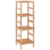 vidaXL Raft de baie, 35,5x35,5x112,5 cm, lemn masiv de nuc