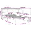 vidaXL Pat cu bibliotecă fără saltea, alb, 100x200 cm, lemn masiv pin