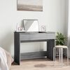 vidaXL Masă de toaletă cu oglindă, gri sonoma, 100x45x76 cm