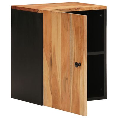 vidaXL Dulap de perete de baie, 38x33x48 cm, lemn masiv de acacia
