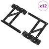 vidaXL Mecanism de ridicare pentru pat 12 buc. Negru 340 x 95 x 40 mm
