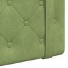 vidaXL Cap de pat suspendat Verde deschis 130 x 55 x 5 cm Catifea