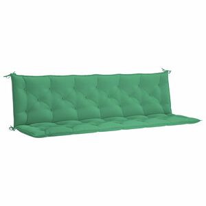 vidaXL Pernă bancă de grădină, verde, 200x(50+50)x7cm, material oxford