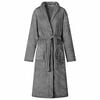 vidaXL Robe fără glugă Gri &icirc;nchis s Flanelă