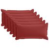 vidaXL Husă pentru pernă 6 buc. HOUTEN Roșu Vin 40 x 70 cm Poliester