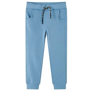 vidaXL Pantaloni de trening pentru copii, albastru, 104