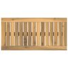 vidaXL Placă de masă 60,5 x 30 x 2 cm Dreptunghiular Alb