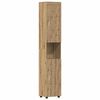 vidaXL Set dulap baie TULUM Stejar Artizanal 37 x 31,5 x 203 cm