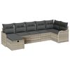 vidaXL Set de canapele pentru grădină 7 buc. Rattan poli