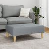vidaXL Taburet, gri deschis, 77x55x31 cm, material textil