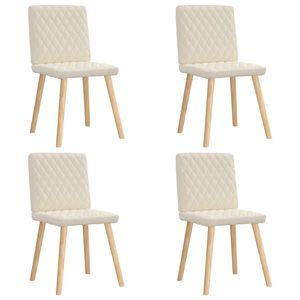 vidaXL Scaune de bucătărie, 4 buc., p&acirc;nză