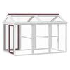 vidaXL Cușcă pentru mișcare cafeniu 141x94x104 cm lemn masiv de pin