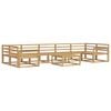 vidaXL Set de canapele de exterior 8 pcs Alb