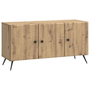 vidaXL Cabinet TV Stejar Artizanal 99 x 34,5 x 50 cm Lemn prelucrat