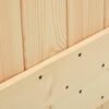 vidaXL Ușă glisantă cu set feronerie, 90x210 cm, lemn masiv de pin
