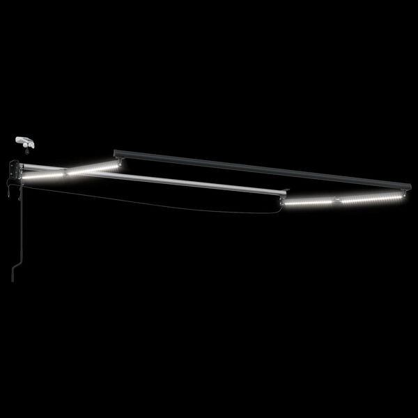 vidaXL Cort electric retractabil Albastru și Alb 2,5 x 2 m