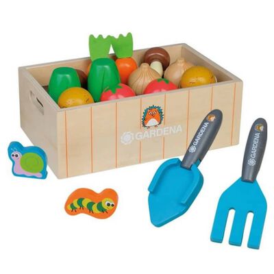 GARDENA Set cutie cu legume de jucărie din lemn