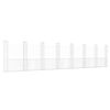 vidaXL Coș gabion &icirc;n formă de U cu 8 st&acirc;lpi, 860x20x200 cm, fier