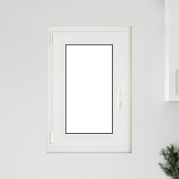 Fereastră pentru subsol RISOR Antracit 50 x 75 cm PVC și Sticlă