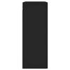 vidaXL Dulap montat pe perete, negru, 69,5x34x90 cm, lemn prelucrat