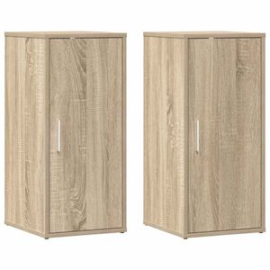 vidaXL Pantofare, 2 buc., stejar sonoma, 32x35x70 cm, PAL