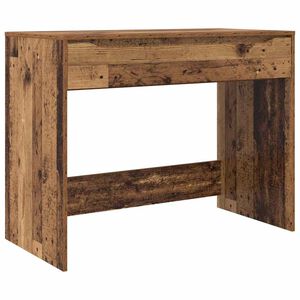 vidaXL Birou cu sertar Lemn vechi 100 x 50 x 78 cm Lemn prelucrat