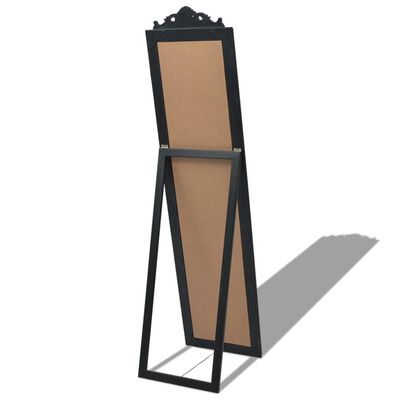 vidaXL Oglindă verticală în stil baroc 160 x 40 cm negru