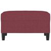 vidaXL Taburet, roșu vin, 70x55x41 cm, material textil