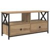 vidaXL Cabinet TV 90 x 33 x 45 cm Stejar Artizanal