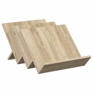 vidaXL Raft pentru reviste cu raft Stejar Sonoma 53 x 40 x 28,5 cm