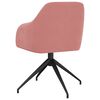 vidaXL Scaune de sufragerie, 6 buc, roz, catifea