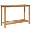 vidaXL Masă de consolă Maro 110 x 40 x 75 cm Lemn solid de tec