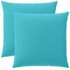 vidaXL Husă pentru pernă 2 pcs HEERLEN Turcoaz 60 x 60 cm Poliester