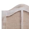 vidaXL Paravan de cameră cu 4 panouri, alb, 140 x 165 cm, textil