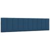 vidaXL Pernă pentru tăblie de pat, Hanko, albastru, 200 cm, material textil