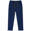 vidaXL Pantaloni pentru copii cu șnur, bleumarin, 104
