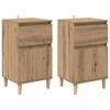 vidaXL Dulap de noapte 2 buc. Stejar Artizanal 40 x 35 x 70 cm