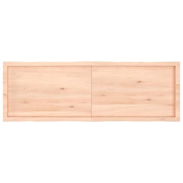 vidaXL Blat masă 160x50x(2-6) cm lemn stejar netratat contur organic